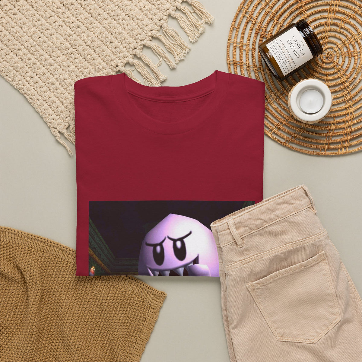 King Boo Flipping Mario The Bird Tee