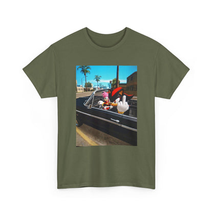 Shadow The Hedgehog Driving With Attitude Tee