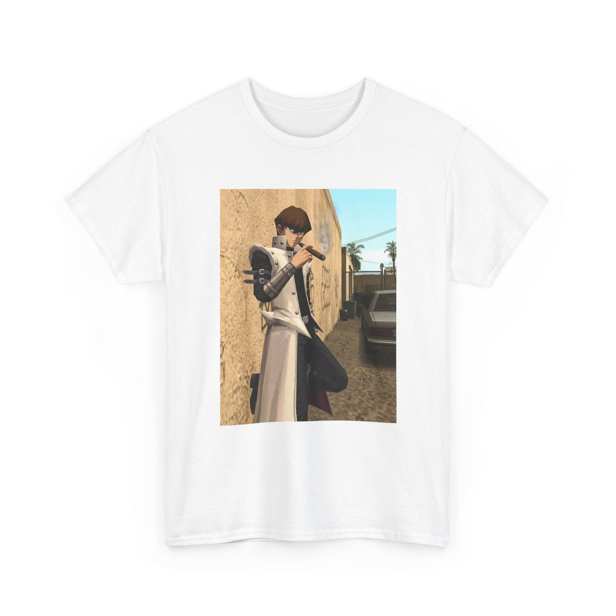 Kaiba Puffing A Cigar In The Alley