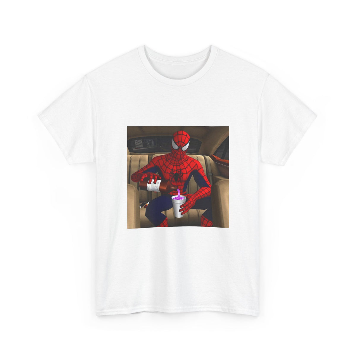 Spider-Hero Sipping Purple Drank Tee