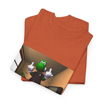 Yoshi Flipping Off In The Living Room Tee