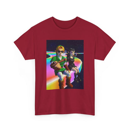 Link And Dark Link Smoking In Space