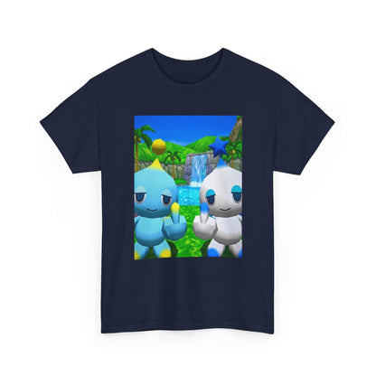 Chao Flipping Middle Fingers At Waterfall