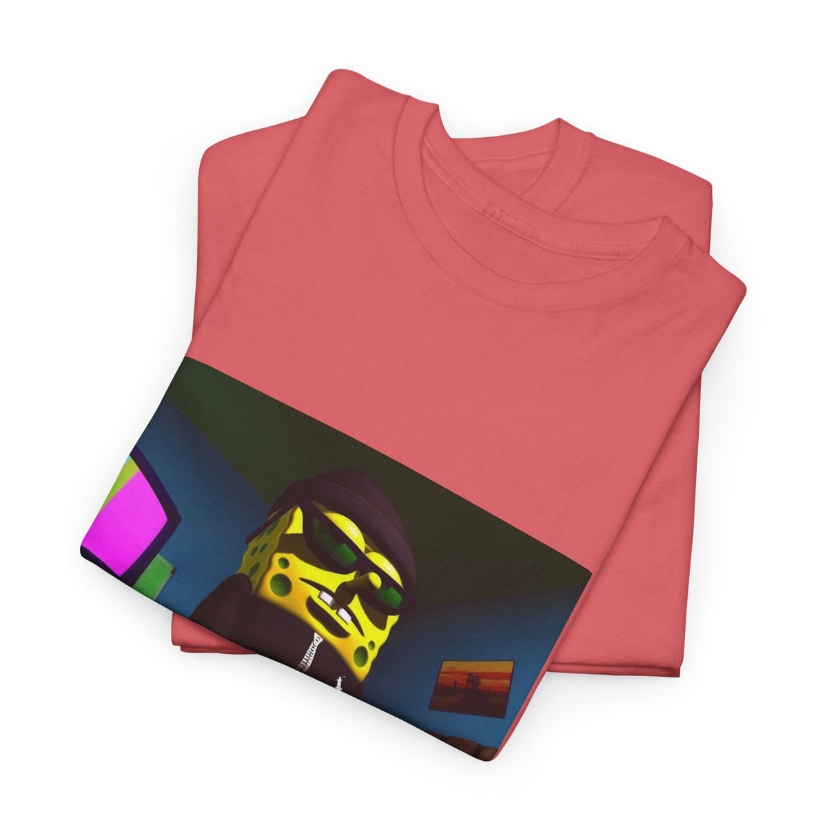 Blinged-Out Sponge Dude Chilling Tee