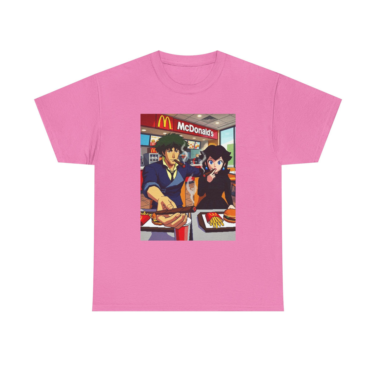 Spike and Bowsette Fast Food Smoke Session Tee
