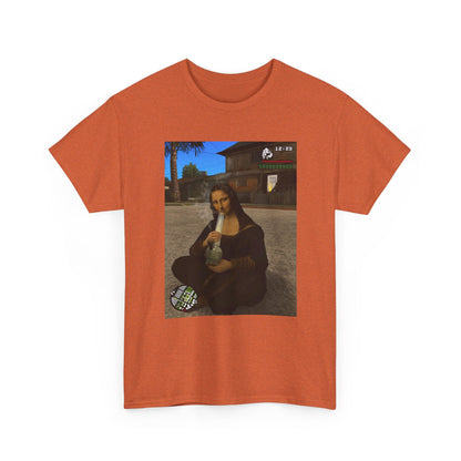 Mona Lisa Hitting The Bong Tee