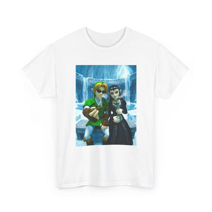 Link And Zora Chilling In Ice Cavern