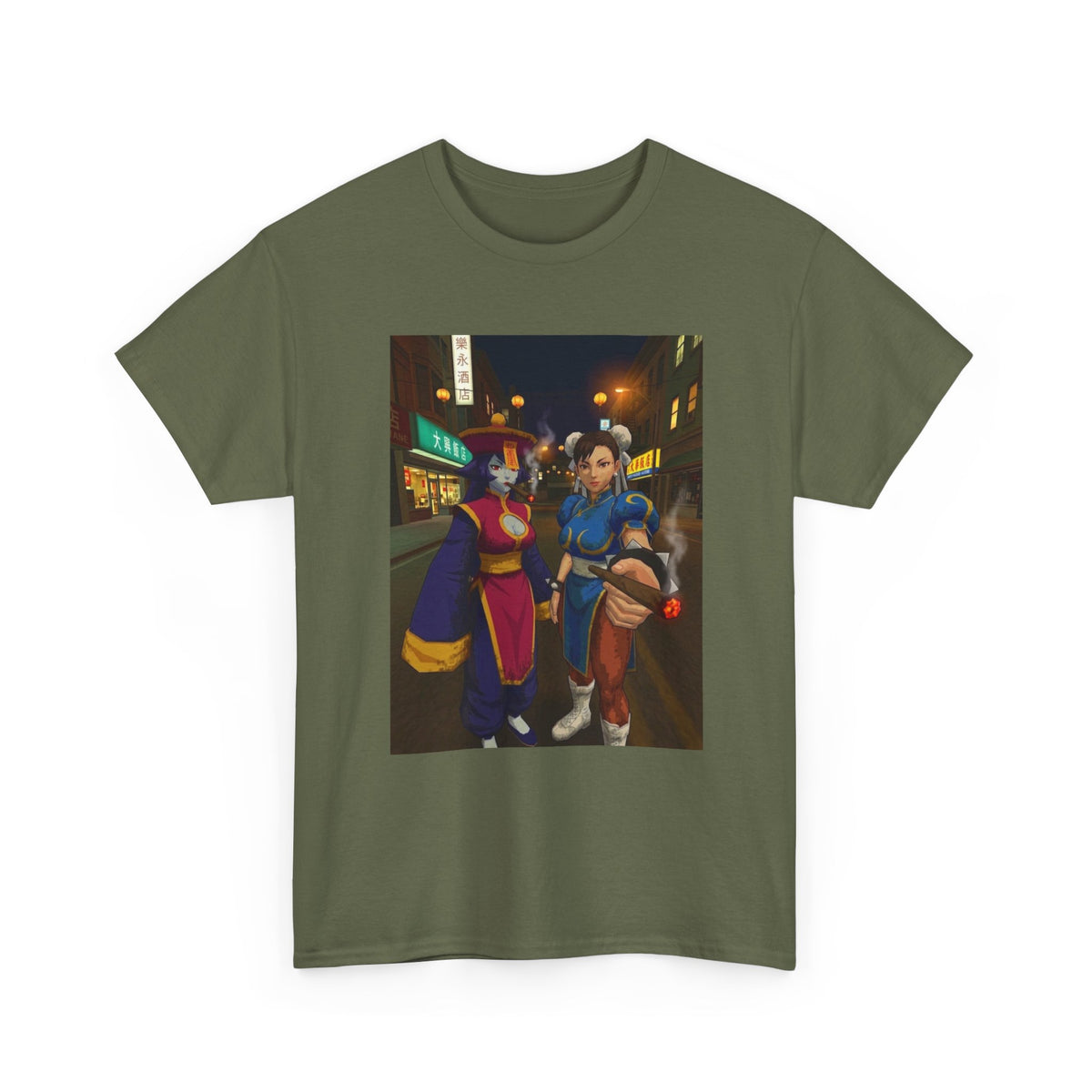 Hsien-Ko And Chun-Li Sharing Blunts Tee