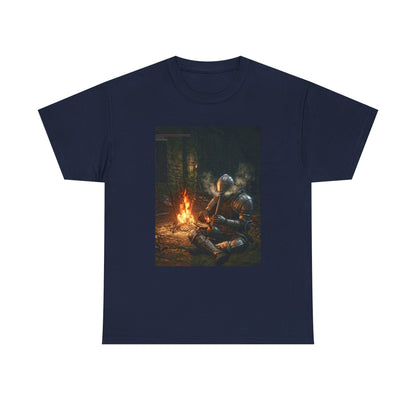 Armored Knight Smoking Bong By Bonfire