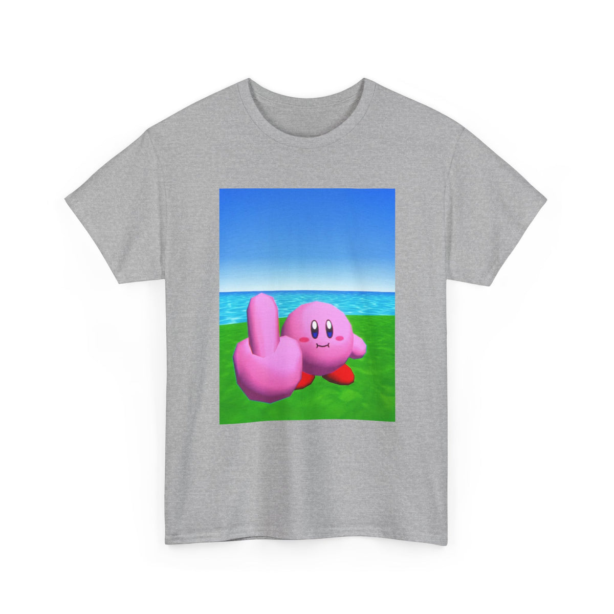 Kirby Flipping The Bird Tee (Design 2)