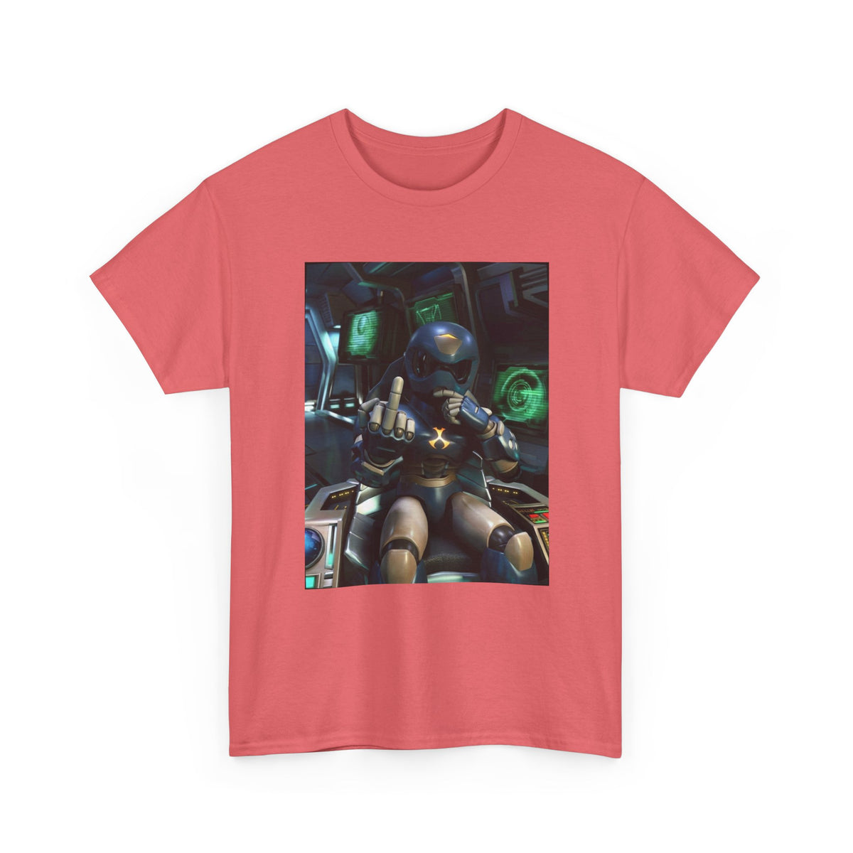Sci-Fi Pilot Flipping The Bird Tee