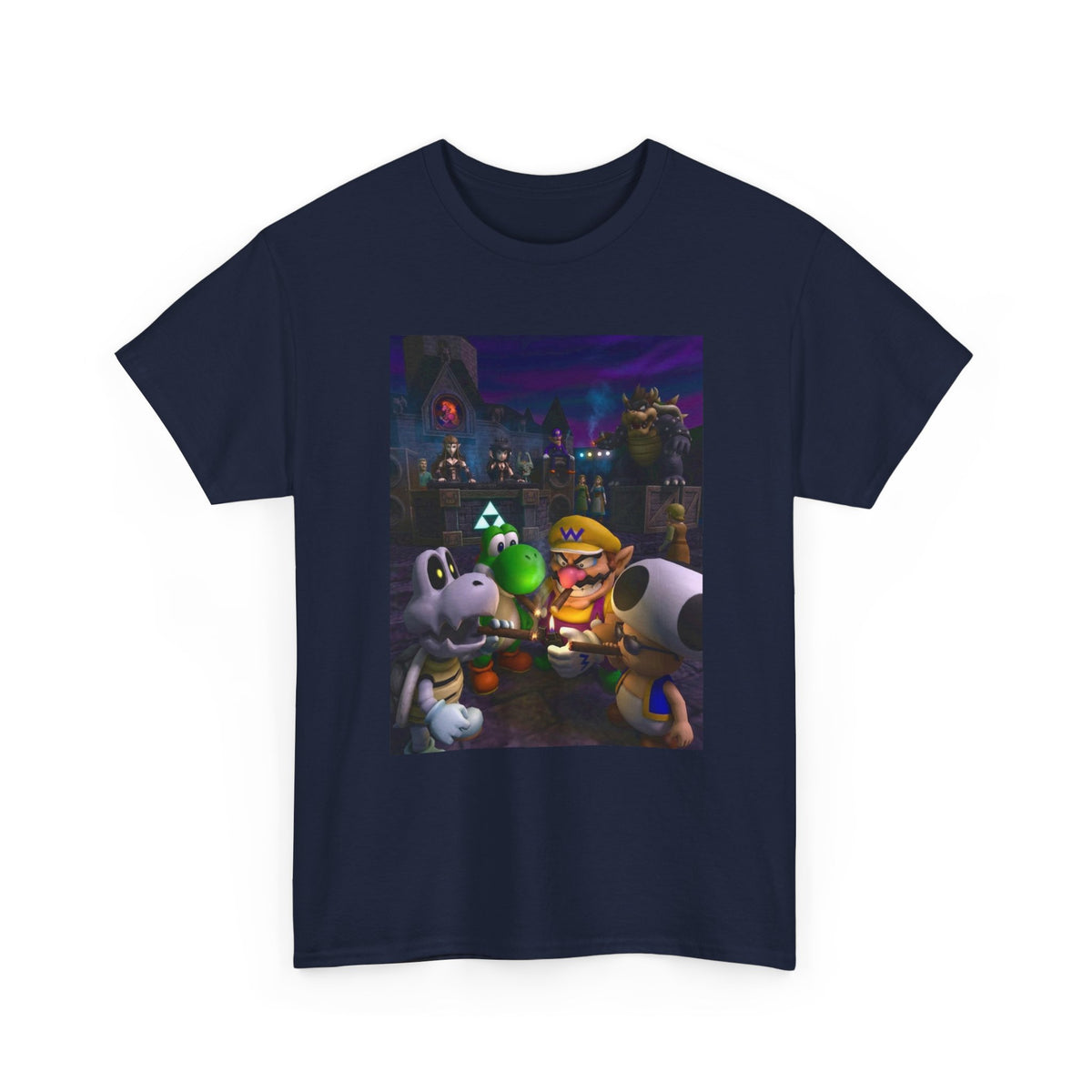 Wario, Yoshi, Toad, Dry Bones Lit Up Tee