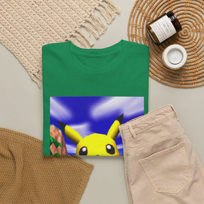 Pikachu Giving The Finger On An N64 Island