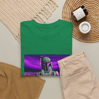 Boba Fett Sipping Purple In A Hypnotic Realm