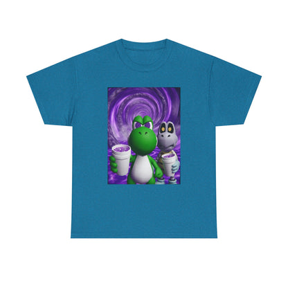 Yoshi And Dry Bones Sippin' Purple