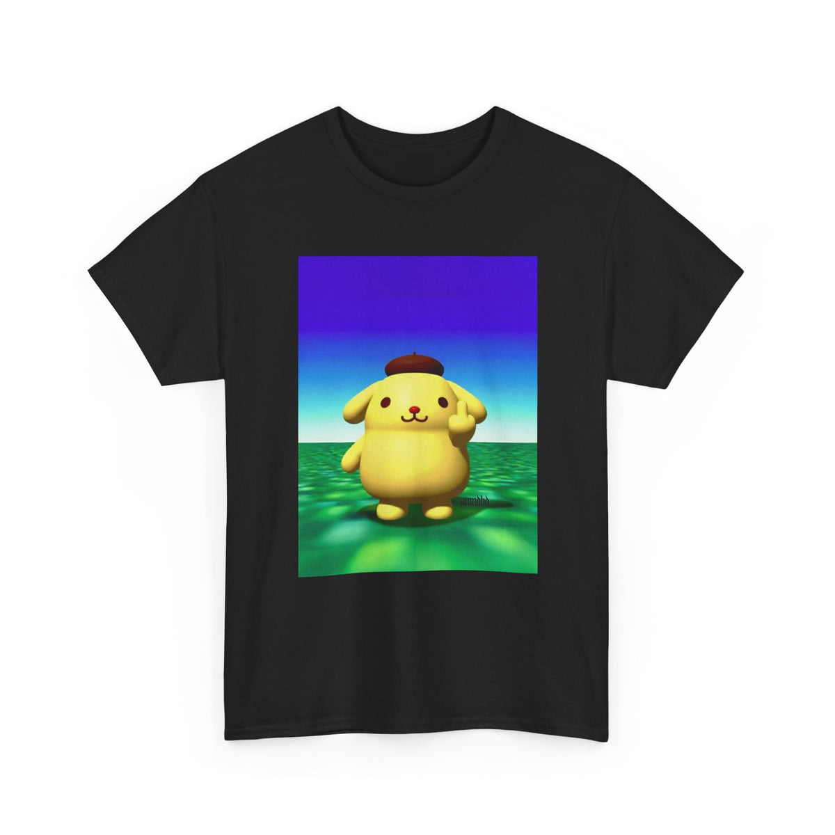 Pompompurin Flipping The Bird Tee