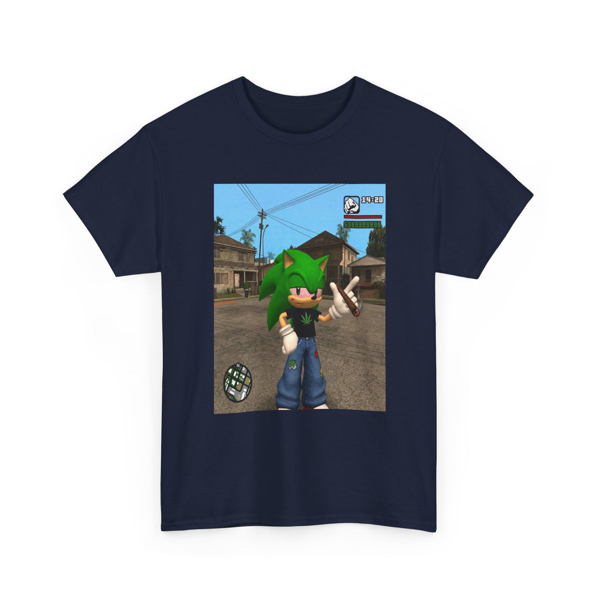 Green Hedgehog Smoking Blunt In San Andreas