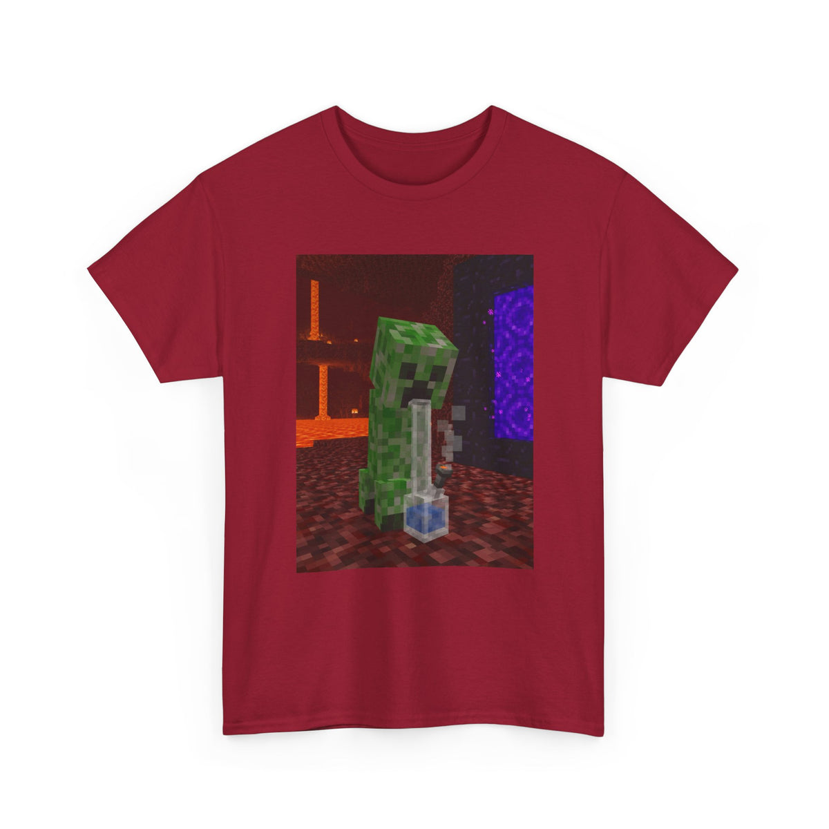 Creeper Hits The Bong In The Nether