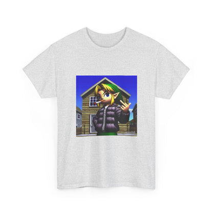 Edgy Hero Smoking And Flipping The Bird Tee