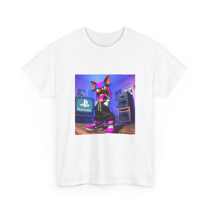 Pink Sonic-Style Character In Y2K Drip