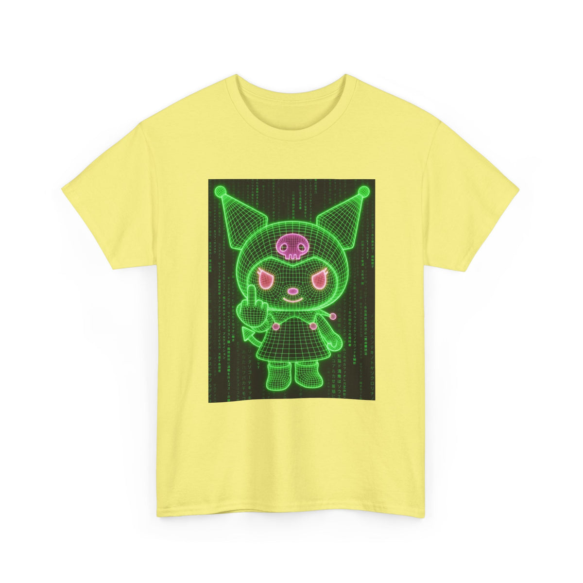Kuromi Flipping The Bird Matrix Tee
