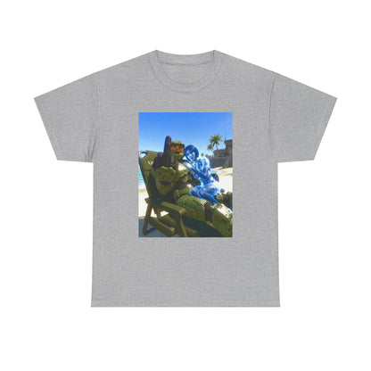 Master Chief And Cortana Chillin' Beach Vibes