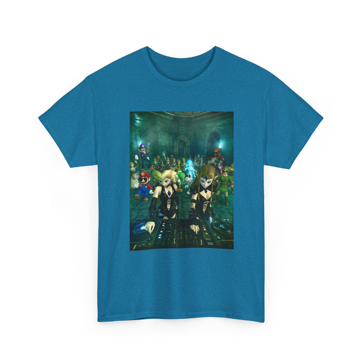 Dark Zelda DJs Gaming Party Tee