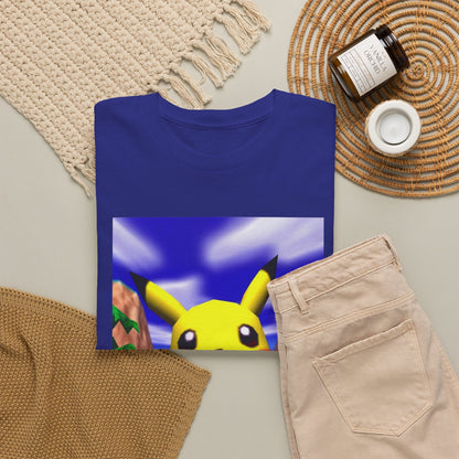 Pikachu Giving The Finger On An N64 Island