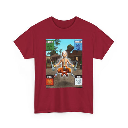 Avatar Aang Element Bending With Bongs Tee