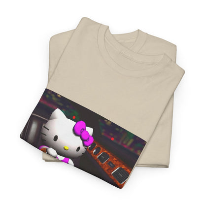 Hello Kitty Pouring Lean In Car Tee