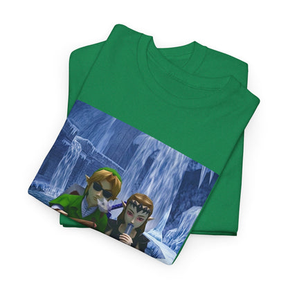 Link And Zelda Chilling In Ice Palace