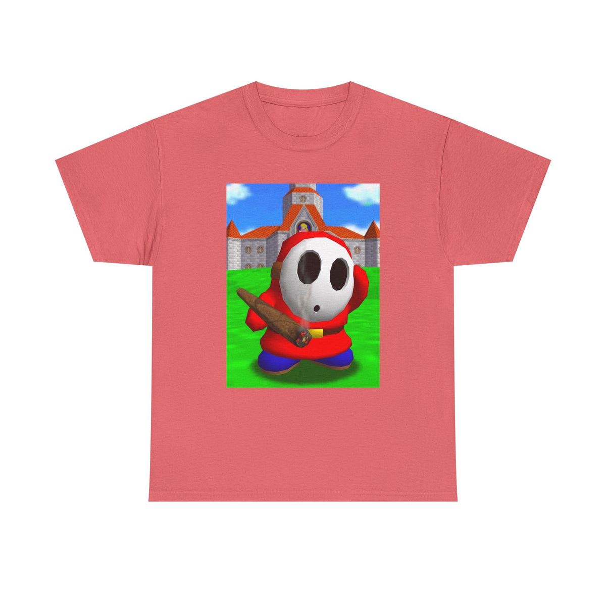 Shy Guy Puffing On Big Blunt Tee