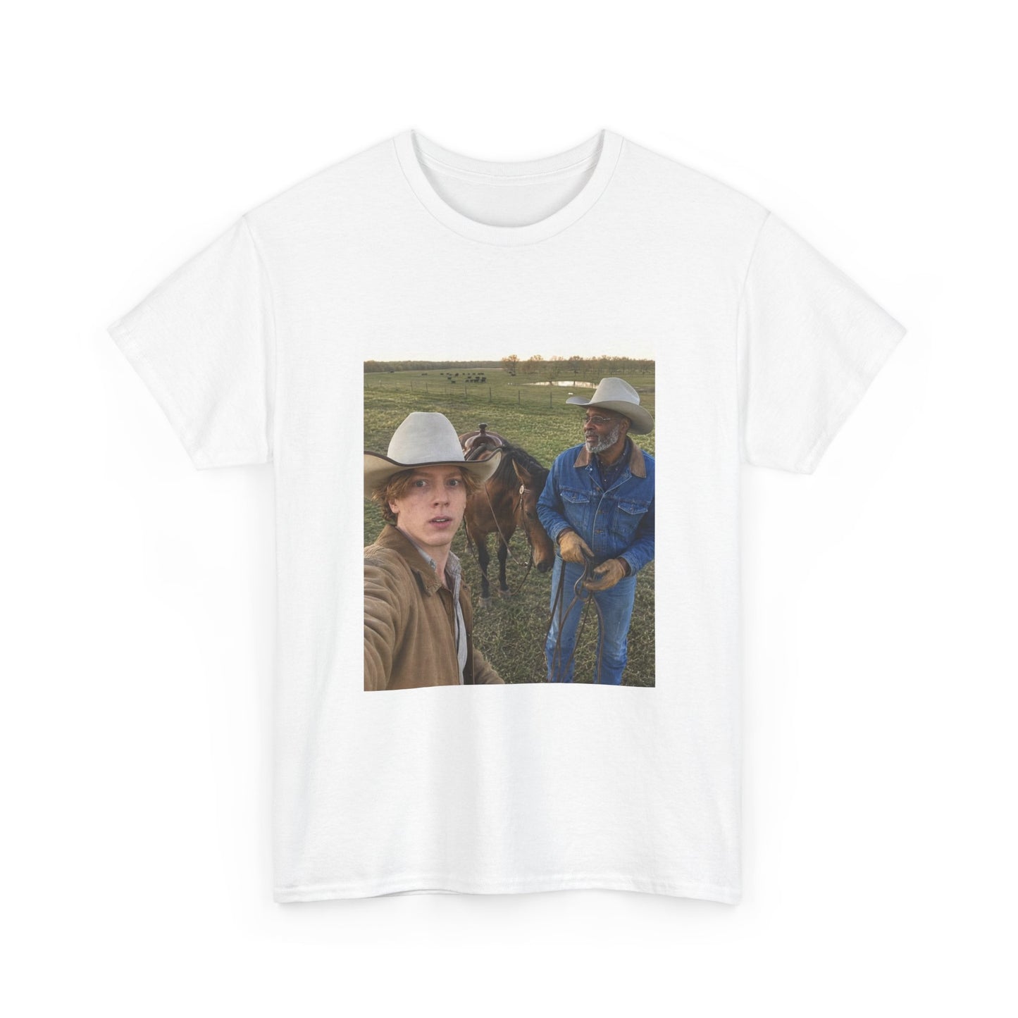 Dr. Clovis — Horseback Along Highway