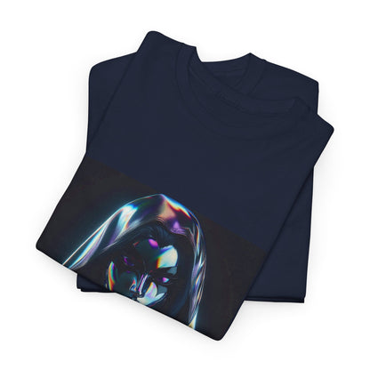 Holographic Raven Sorceress Shimmers Mysteriously
