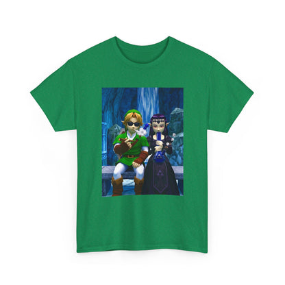 Hero and Princess Taking A Hit Tee