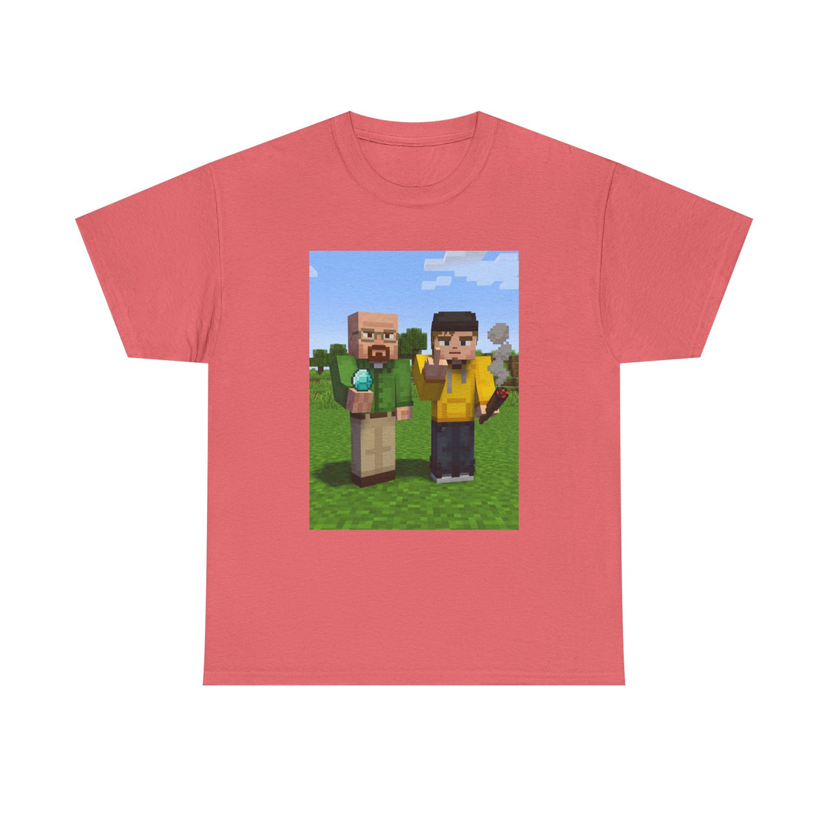 Pixelated Chemists With Blue Crystal And Joint
