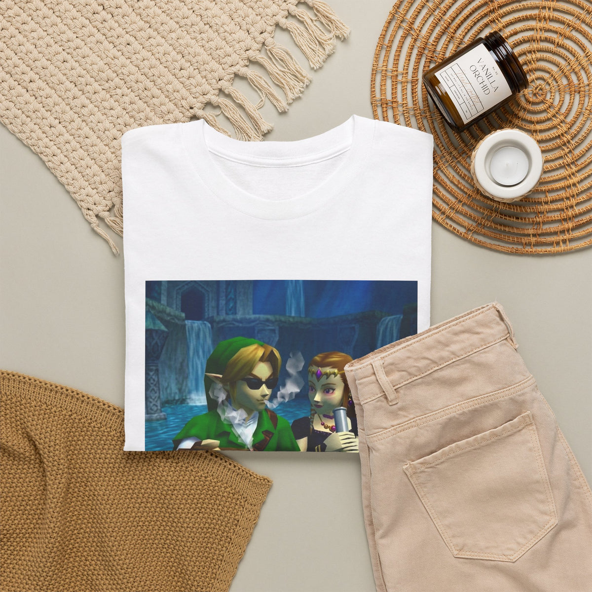 Link And Zelda Chillin' By The Water