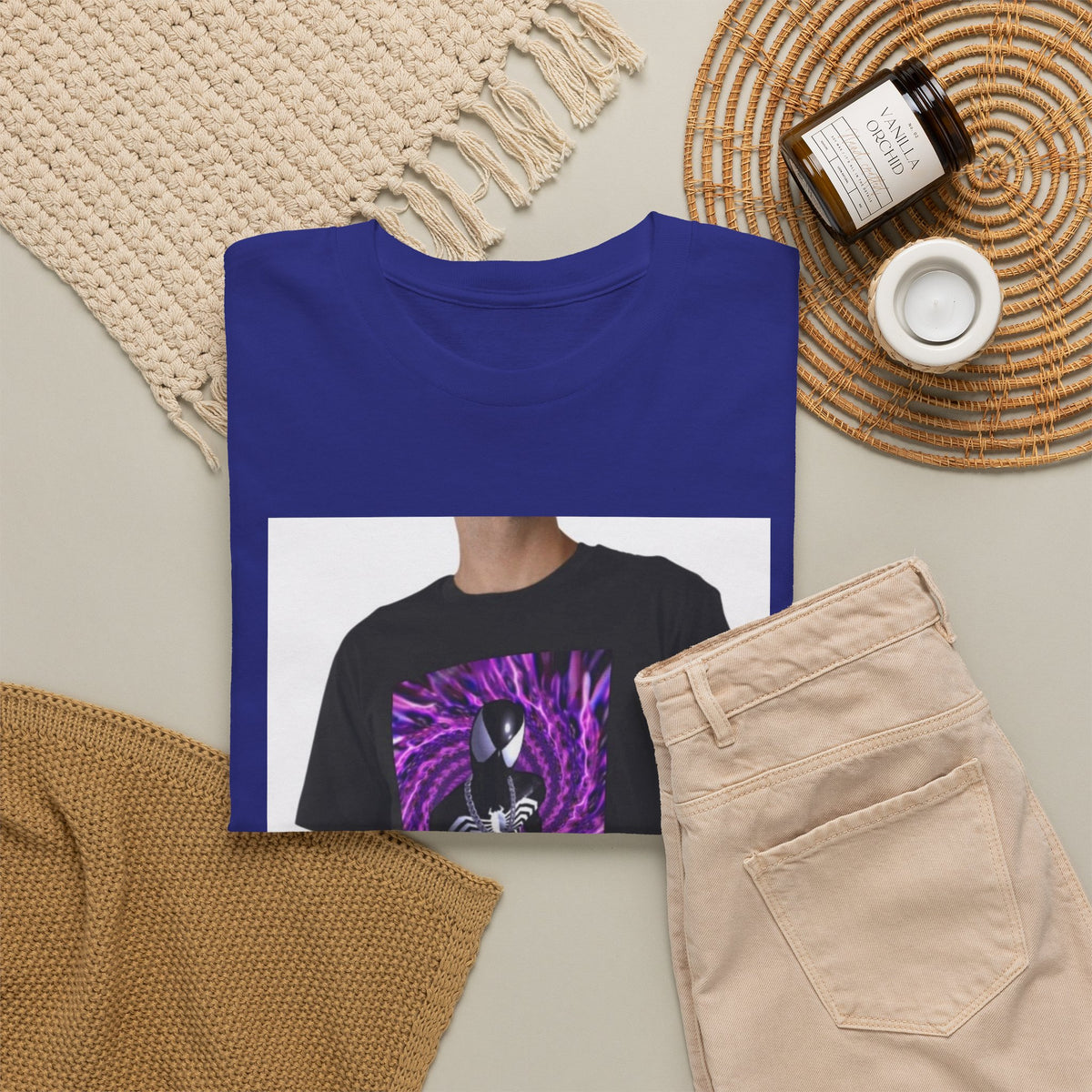 Symbiote Spidey Sipping Lean Tee