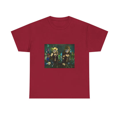 Princess Peach and Zelda DJing with Friends Tee