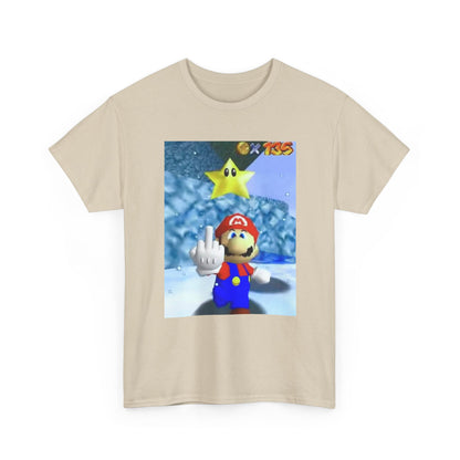 Mario Flips The Bird In Icy World Tee