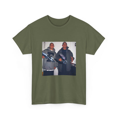 Midnight Leaf Pulse Graphic Tee