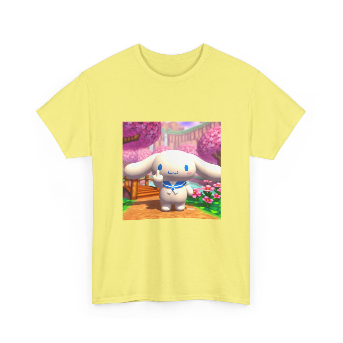 Cinnamoroll Showing The Middle Finger Tee