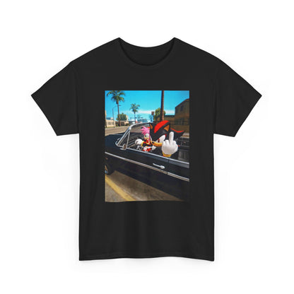 Shadow The Hedgehog Driving With Attitude Tee