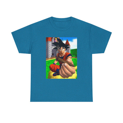 Goku Offers a Blunt at Peach's Castle