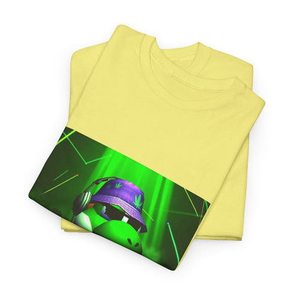 Yoshi DJing With Cannabis Bucket Hat Tee