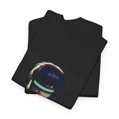 Cybernetic Major Motoko Kusanagi Glitch Art Tee