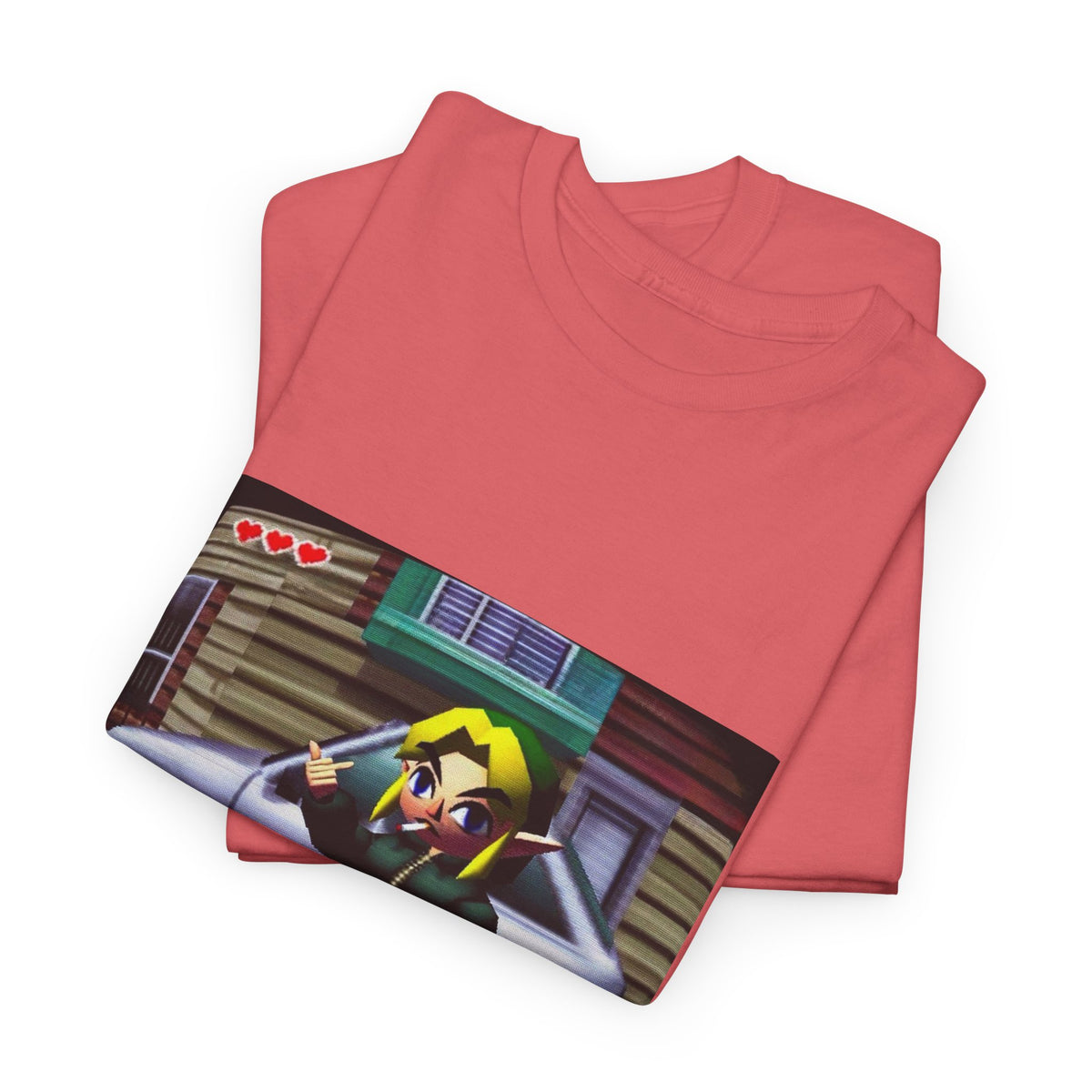 Link Smoking And Flipping The Bird Tee