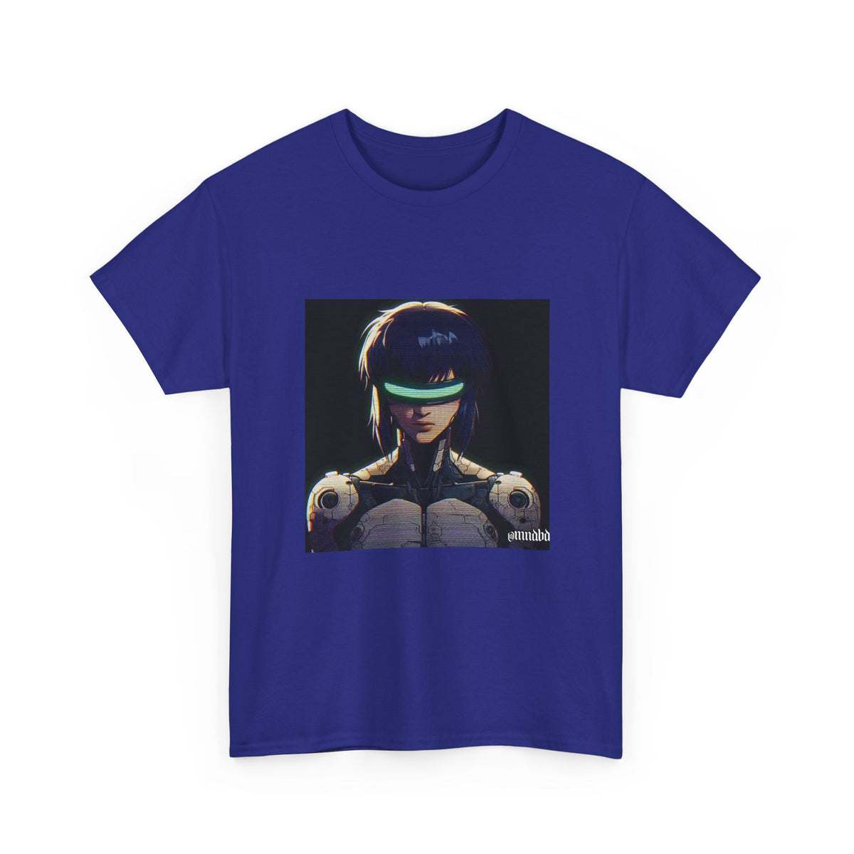 Cybernetic Major Motoko Kusanagi Glitch Art Tee