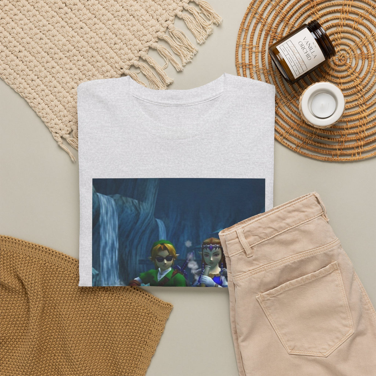 Link And Zelda Chilling With A Bong Tee
