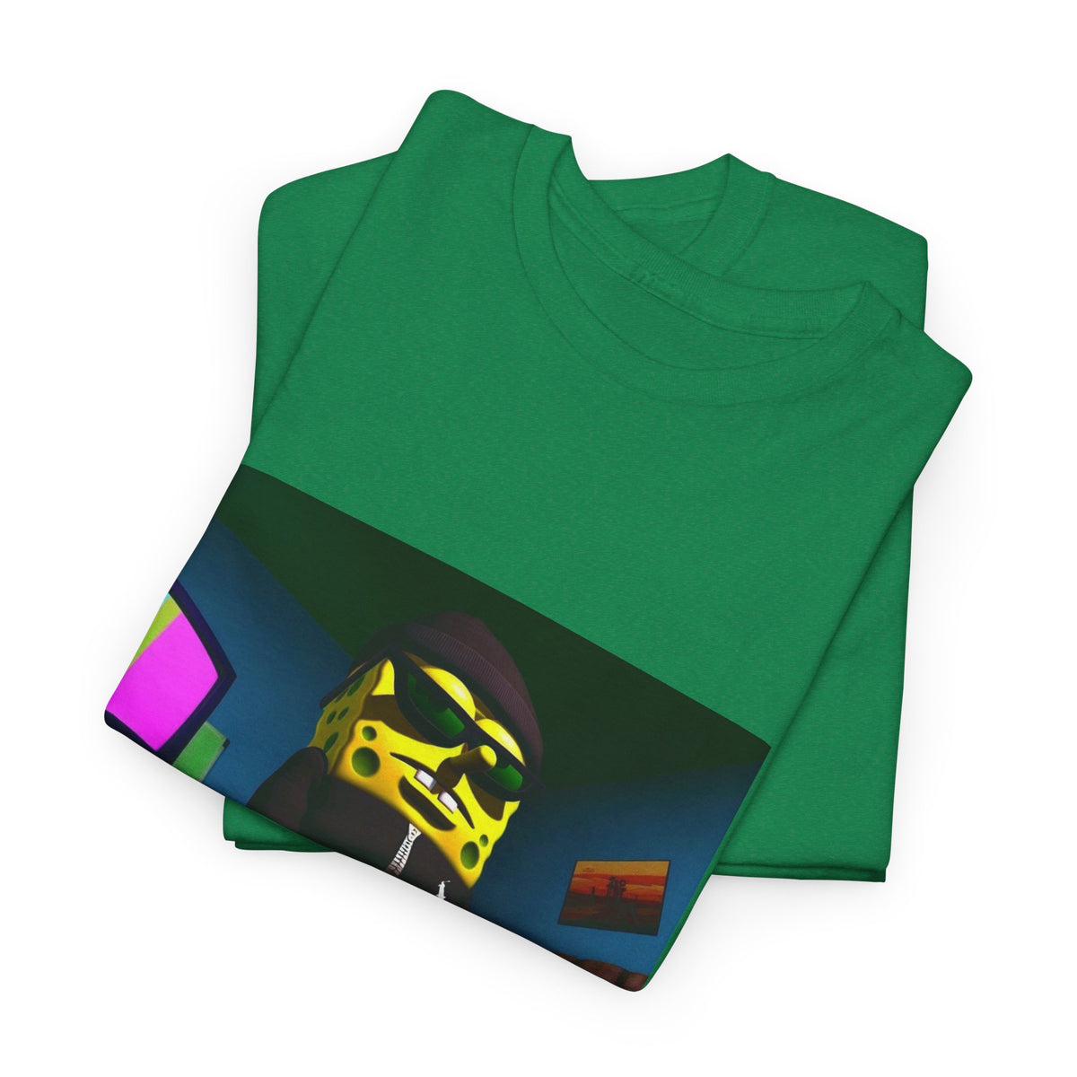 Blinged-Out Sponge Dude Chilling Tee